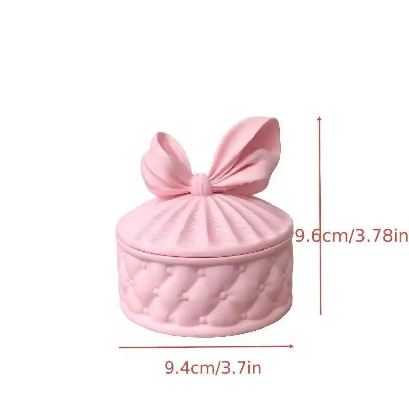 boîte rangement bijoux 3d imprimée rose quilted girly voyage coiffeuse organiser oreilles colliers bagues