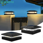 lampe solaire éclairage extérieur ip65 led noir moderne détecteur mouvement autonomie
