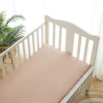 draps lit bébé coton fleurs pois blanc vert rose beige moderne élastique doux maternité