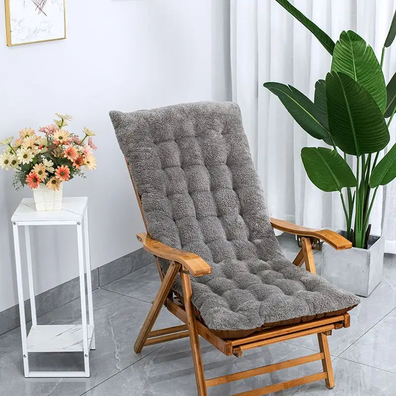 coussin chaise bascule mousse pe polyester moderne confortable patch travail uni doux opaque