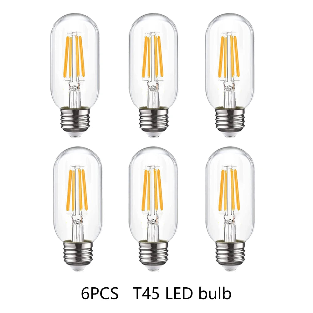 ampoules led filament doré transparentes vintage éclairage décoration maison 220v 250 499 lumens e27