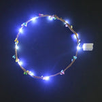 couronne cheveux led multicolore bohème festivités anniversaire mariage noël baptême