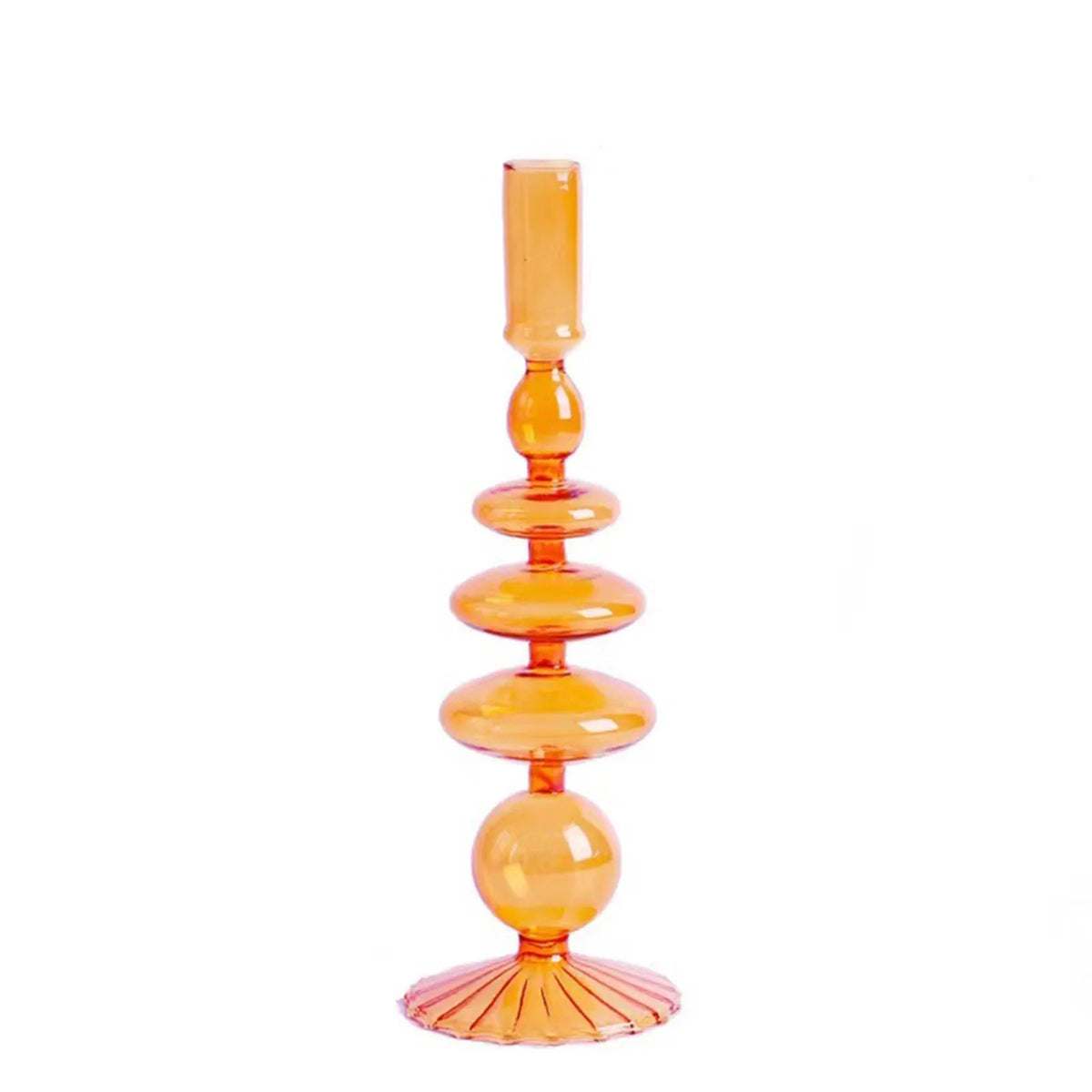 bougeoir moderne transparent bleu vert rose marron intérieur décoration maison élégant