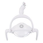 lampe dentaire led moderne blanche mat sans ombre tringle interrupteur base