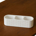 organisateur télécommandes support hexagonal moderne blanc rangement tríades tríades tríades tríades tríades tríades tríades
