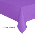 serviette table jetable rectangulaire unie mariage anniversaire fête décoration table plastique moderne