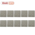 tapis sol antidérapant cailloux gris blanc moderne 30cm 30cm clips geometrique