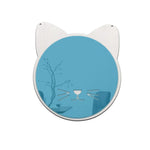 miroirs adhésifs modernes animal chambre enfant blanc doré vert noir minimaliste