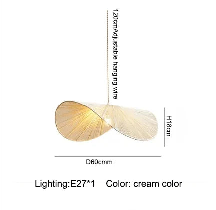 suspension lumineuse moderne rotin naturel cuisine salon scandinave lumière chaîne métallique