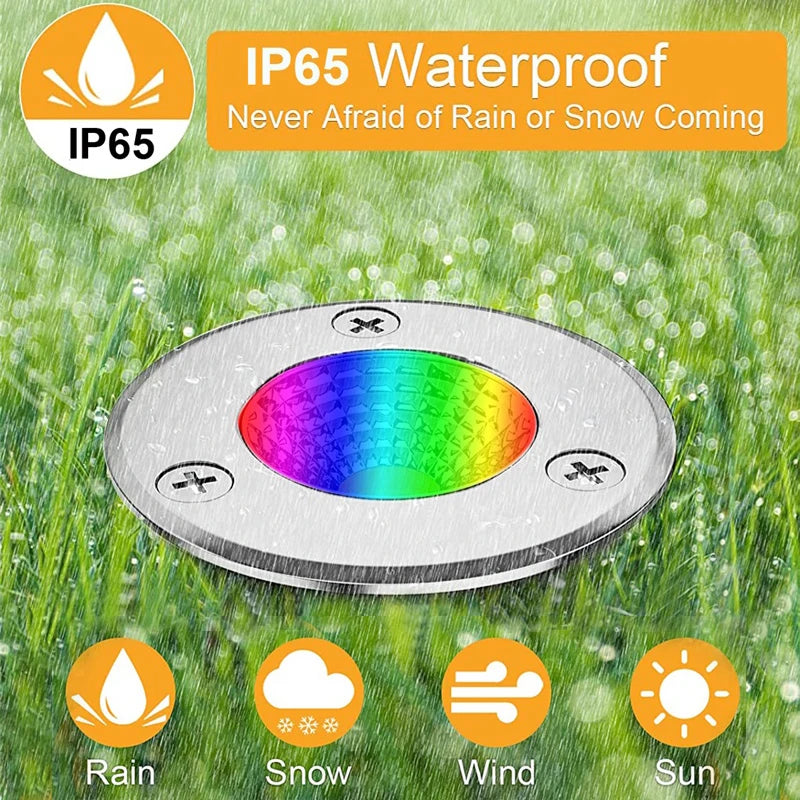 éclairage extérieur led ip65 moderne télécommande étanche 12v 6w spot solaire noir minimaliste