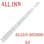 bande led 805mm 6v blanc leds éclairage moderne télévision fixe