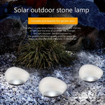 lampe solaire extérieure verre blanc moderne ip65 autonome adhésive patio jardin blanc lisse minimaliste