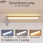 lampe led détecteur mouvement rechargeable usb blancs veilleuse rectangle moderne minimaliste adhésif