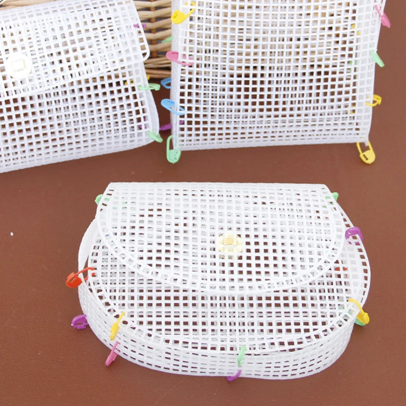 sacs main blancs maille fine modernes métalliques fait main
