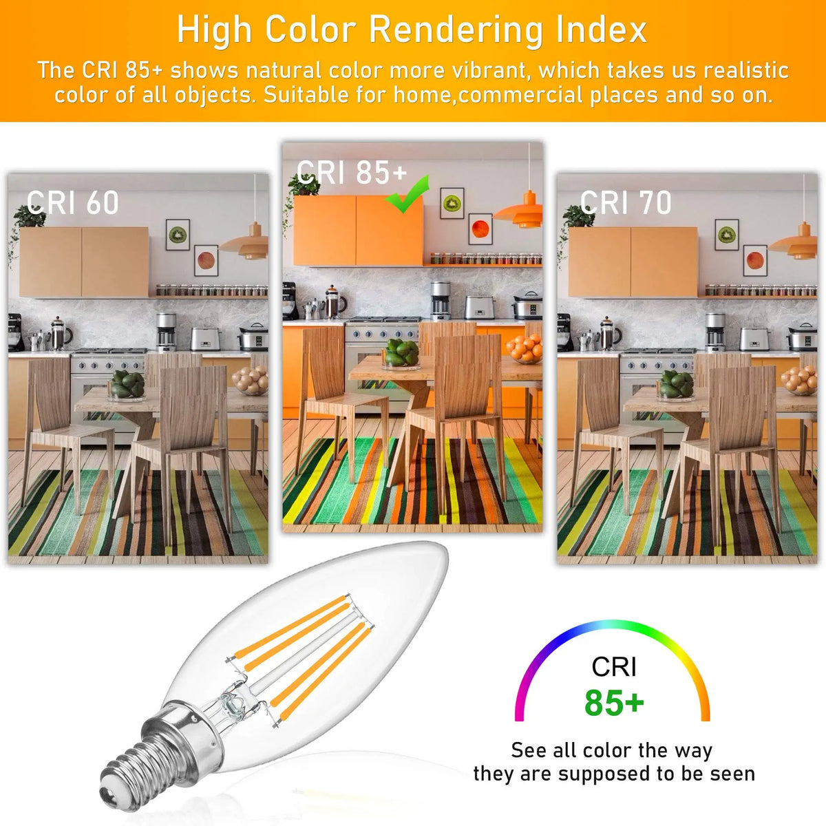 ampoules led 4w équivalent 40w blanc chaud 2700k filament doré culot e12 e14 vintage