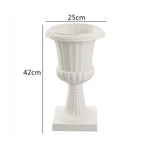 vase noir blanc rayures horizontales intérieur extérieur décoration jardin maison