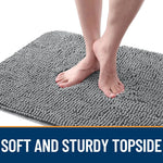 tapis antidérapant absorbant boueux porte moderne gris boules rapide sécher