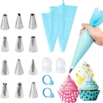 kit pâtisserie sacs pâte douilles métalliques tampons outils pâte silicone couleurs violet rose bleu