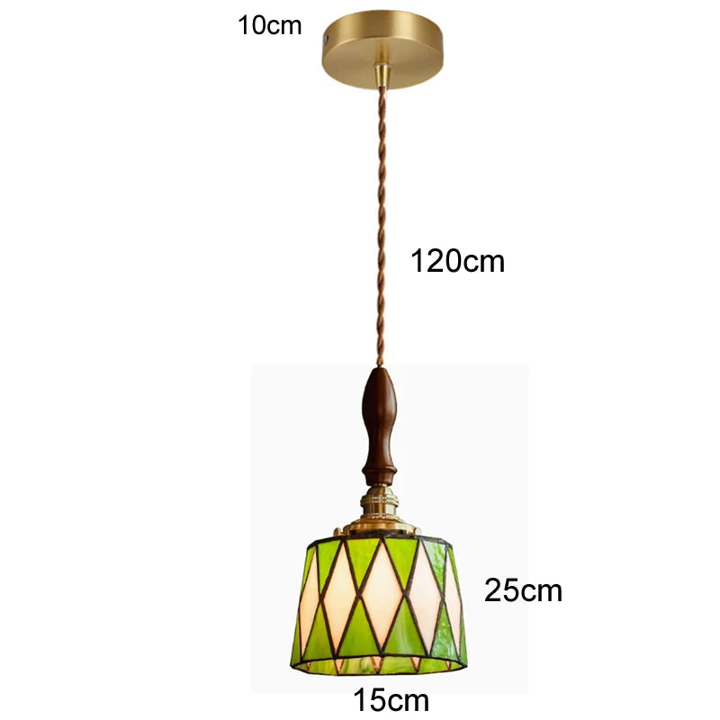 lampe suspendue art déco géométrique salon chambre restaurant éclairage interrupteur chaîne métal