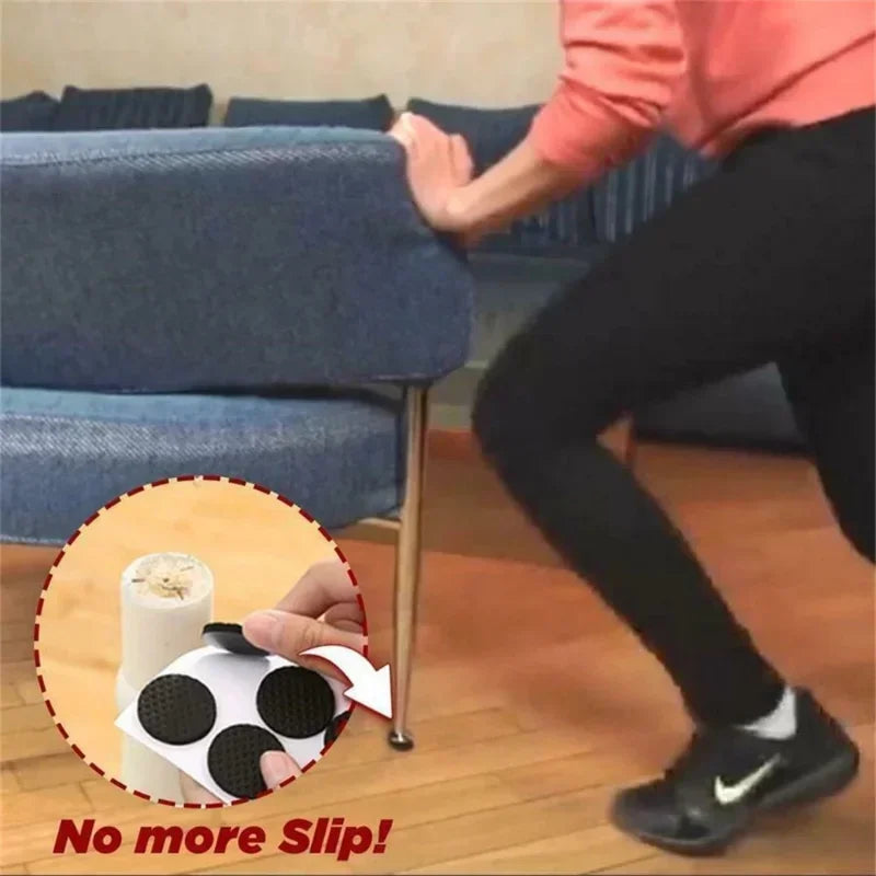 protector meuble adhésif noir anti dérapant micro perforé pratique table chaise protection rond carré
