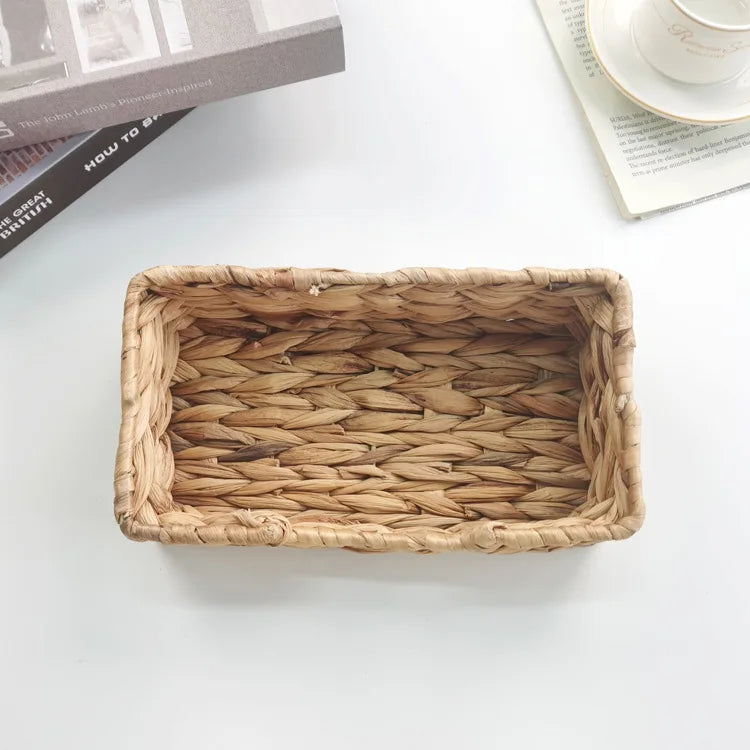panier tressé naturel rustique bohème rangement décoration maison cuisine chambre simple artisanal