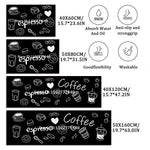 tapis cuisine noir motifs graphiques anti dérapant moderne 40x60cm 50x80cm