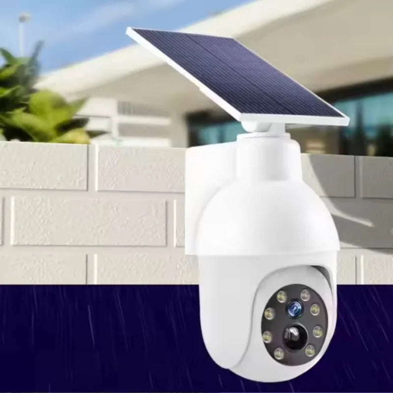 caméra solaire led blanc moderne fixation panneau solaire lampe interrupteur arrière dispositivo induction