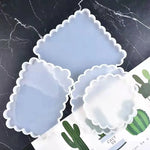 coasters silicone blanc bleu rose violet vert lisses modernes minimalistes