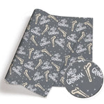serviette toilette bleu marine gris motif médical chirurgical coton imprimé moderne maison