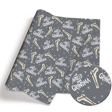 serviette toilette bleu marine gris motif médical chirurgical coton imprimé moderne maison