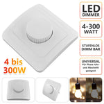 interrupteur led dimmable blanc moderne bouton rotatif variateur 81mm 81mm