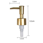 pompe liquide moderne doré argenté noir marbrée opaque tuyau flexible