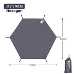 tapis sol imperméable oxford 210d gris moderne sac rangement camping ultraléger