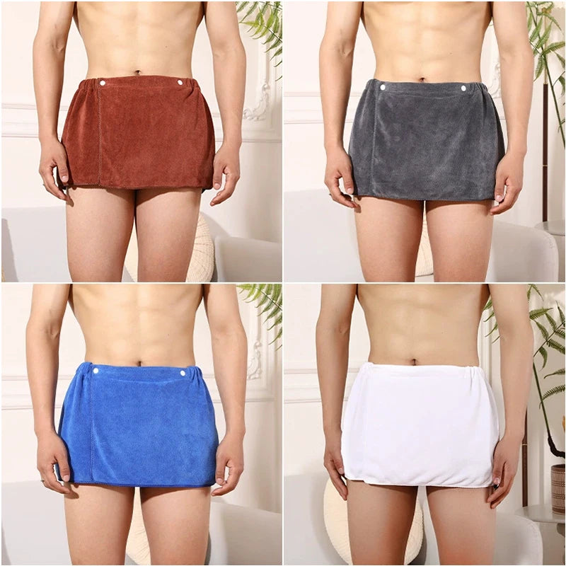 serviette toilette microfibre velours gris marron bleu blanc moderne poche élastique rapide absorption machine