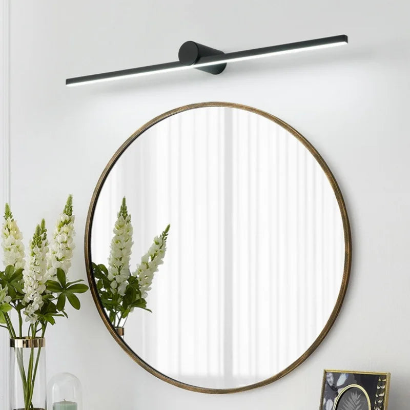 applique murale led moderne éclairage quotidien noir mat fixée mur cuisine salle manger chambre