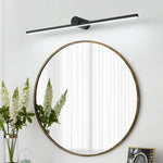applique murale led moderne éclairage quotidien noir mat fixée mur cuisine salle manger chambre
