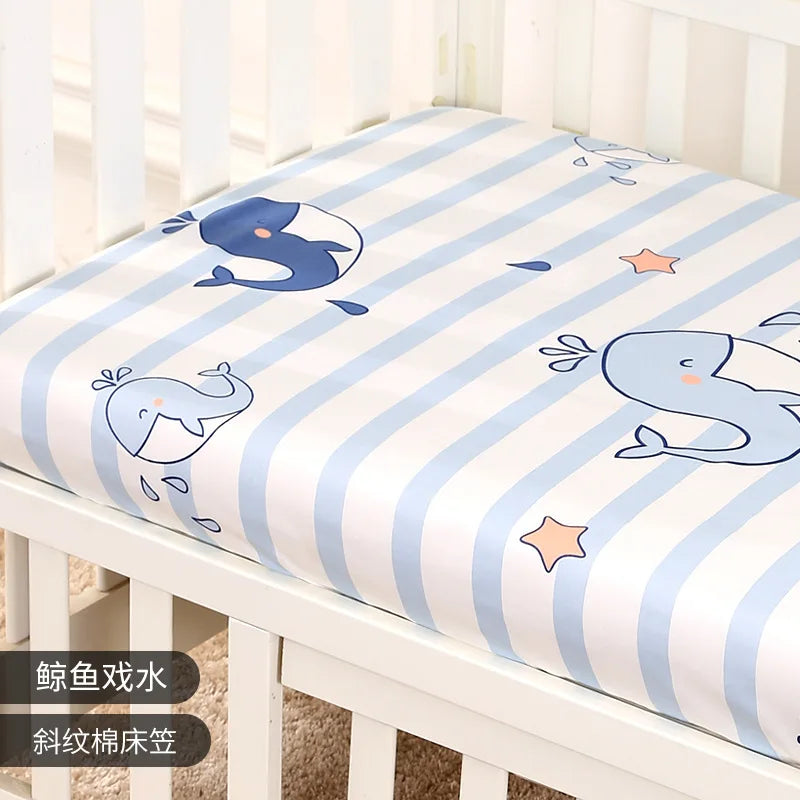 drap bébé 100% coton couleurs animaux motifs géométriques simple illustration four seasons unisexe