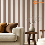 papier peint rayé moderne jaune blanc violet marron adhésif auto collant amovible décoration mur