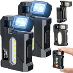 lampe torche rechargeable aimantée portative affichage charge type moderne noire