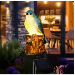 décoration extérieure solaire souris hibou oiseau grenouille animaux patio jardin réaliste imperméable lumière solarisée