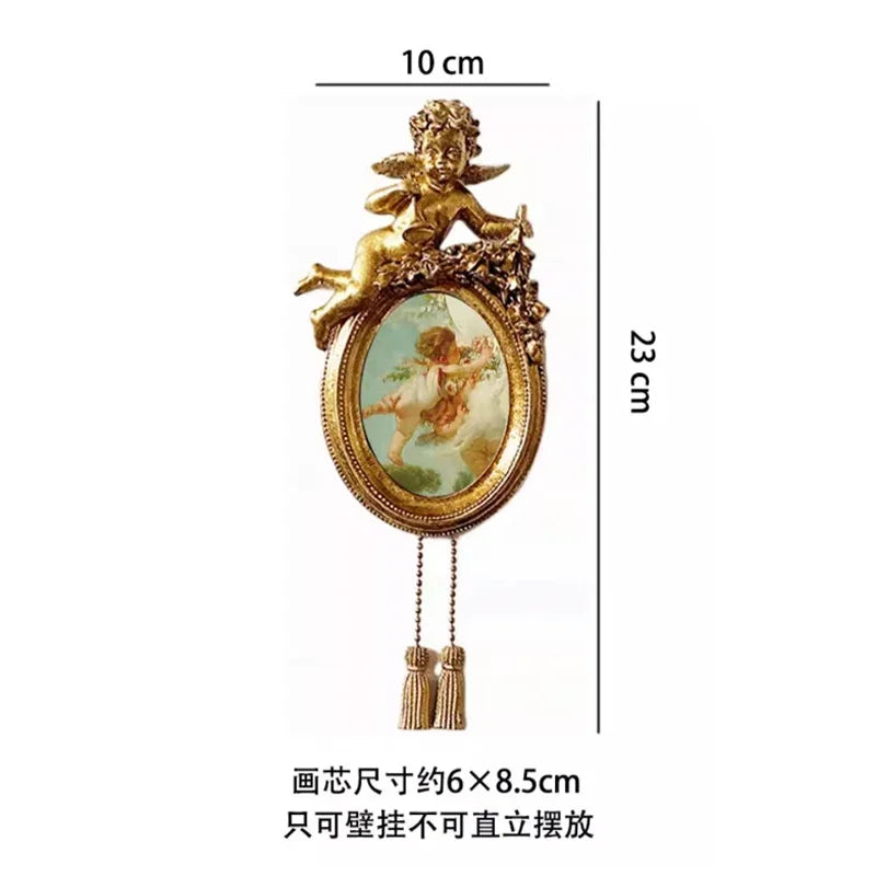 cadres decoratifs or ornements floraux angelots baroque decoration murale fixations murales luxe maison