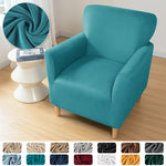 fauteuil moderne velours gris jaune beige turquois lavable salon chambre printemps été