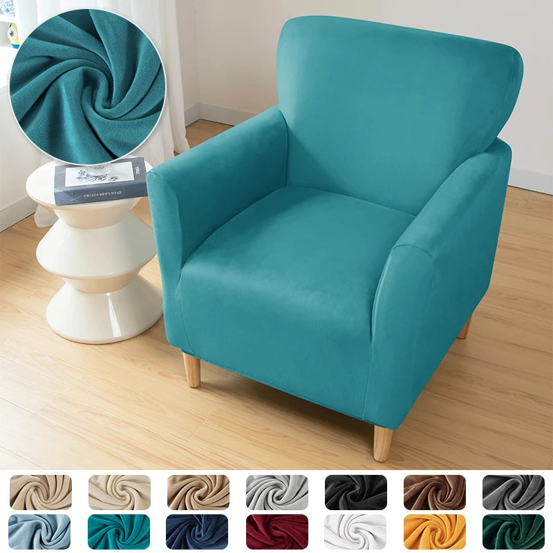 fauteuil moderne velours gris jaune beige turquois lavable salon chambre printemps été