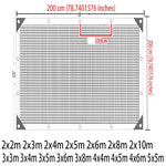 toile parasol beige clair moderne résistante UV 2x2m 2x3m 2x4m clips fixation