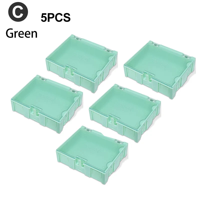 boîtes rangement plastique vert rose bleu modernes pratiques poignées