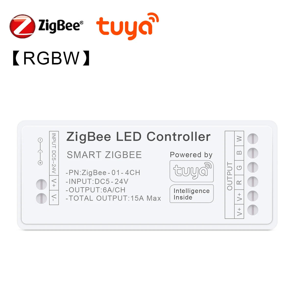 contrôleur led zigbee blanc moderne adhésif 1ch 2ch 3ch 4ch 5ch adaptateur puissance