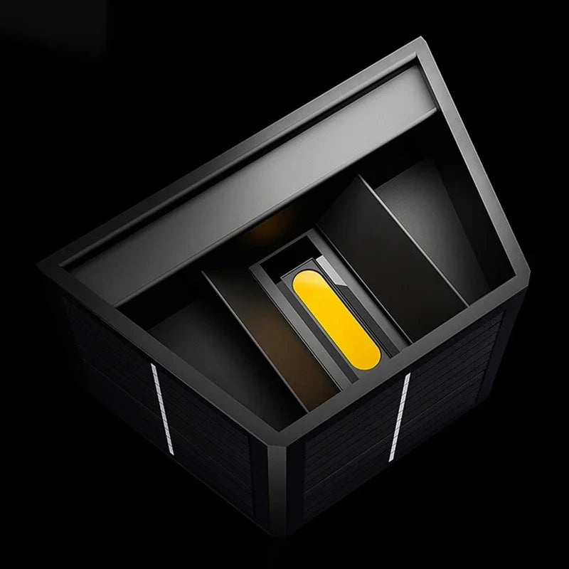 lampe murale solaire led rechargeable panneau solaire moderne batterie incluse éclairage extérieur ip65 hydrofuge