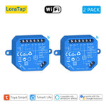 interrupteur module commutation rideau intelligent bleu moderne technologie contrôle vocal google alexa