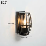 lampe murale moderne noire ip65 éclairage extérieur grille métallique fixations autonomes jardin balcon