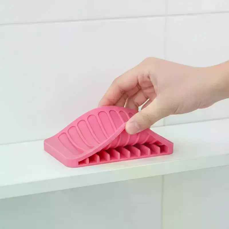 support savon gris moderne adhésif respectueux environnement douche évier cuisine